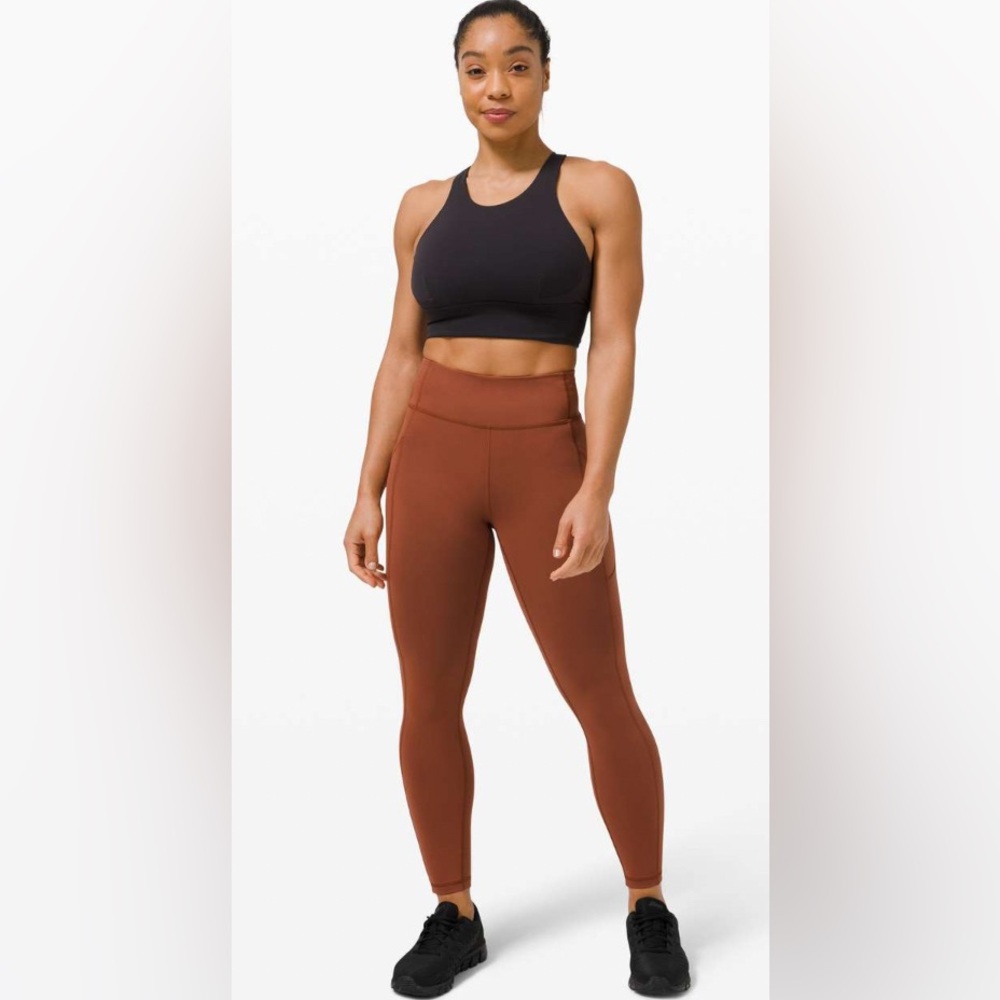 Lululemon Invigorate High-Rise Tight Dark Terracotta